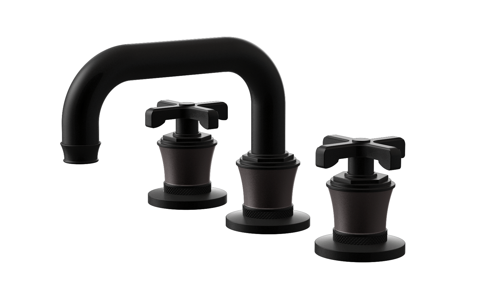 E-11610-R3GM-C20B-MBK Смеситель для умывальника на 3 отвертия GRAFF Vignola