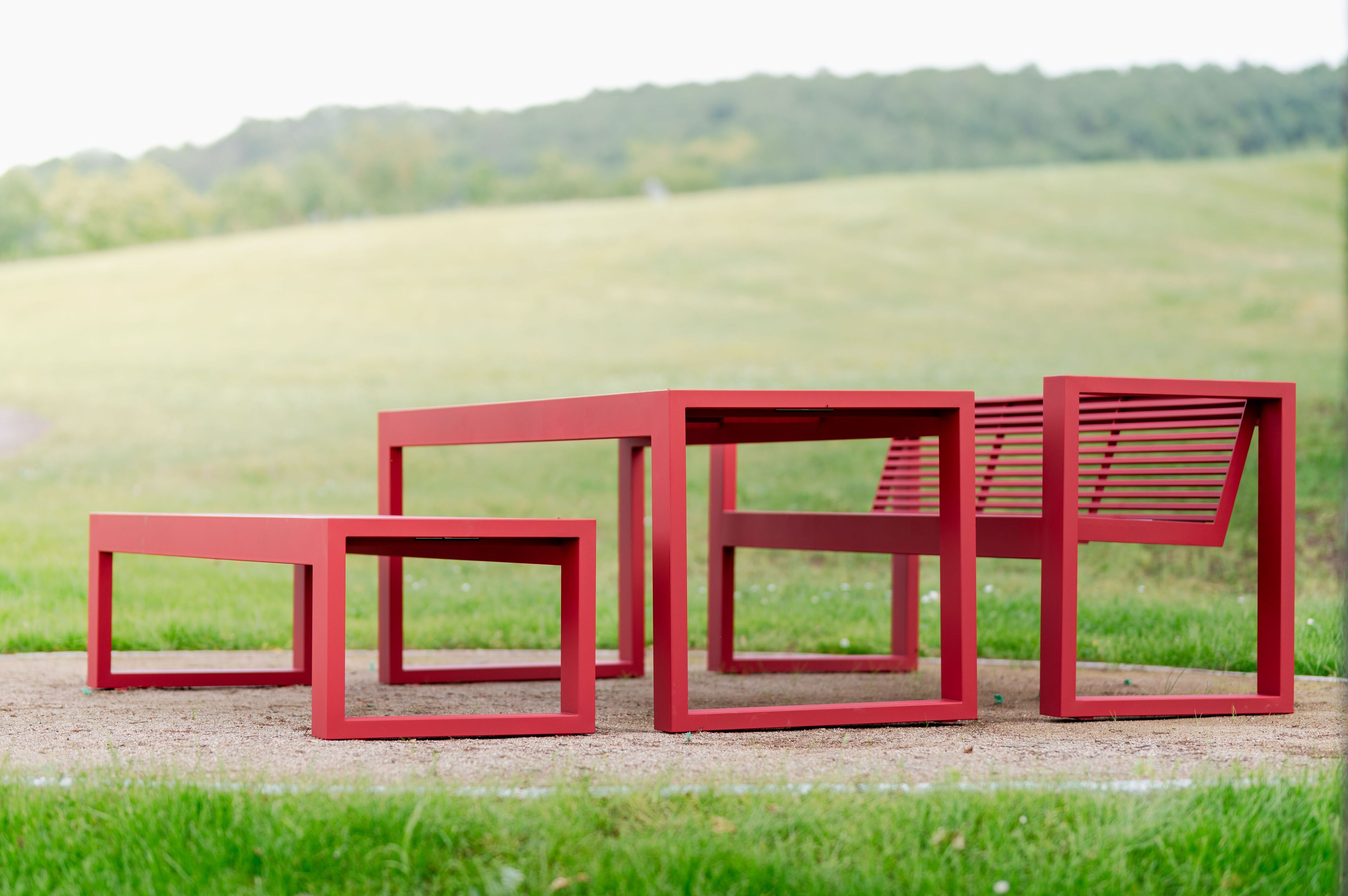 Скамья из нержавеющей стали со встроенным освещением BENKERT BANKE Sicorum ARCH-00037785 - Вид №6