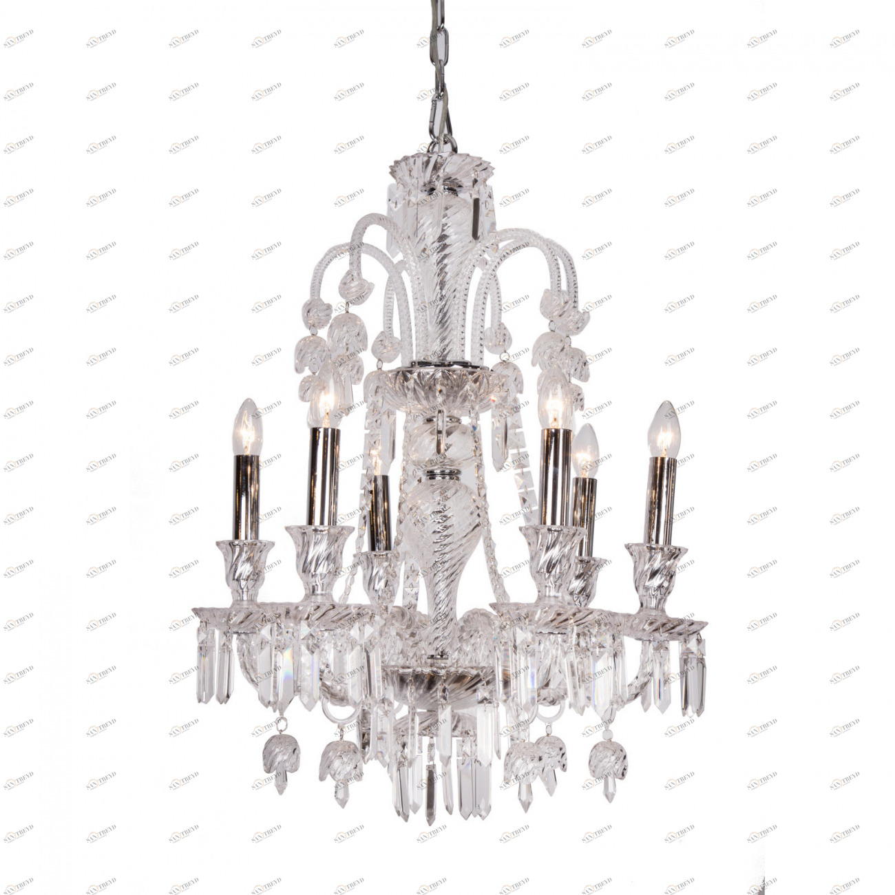 Люстра Elegance 5789 прозрачная 5789 PUSHA ДИЗАЙНЕРСКИЕ, PUSHA 061525 Прозрачный 