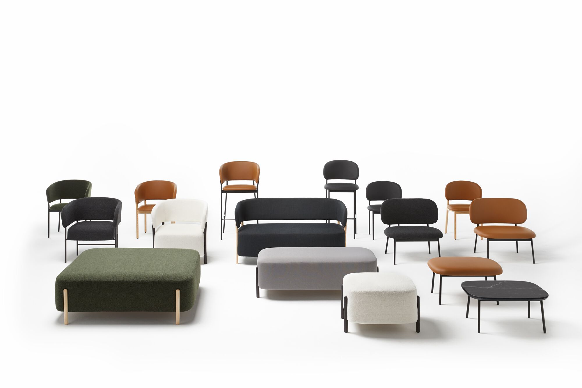 Тканевое кресло с подлокотниками Blasco&Vila RC Wood ARCH-00010482 - Вид №7