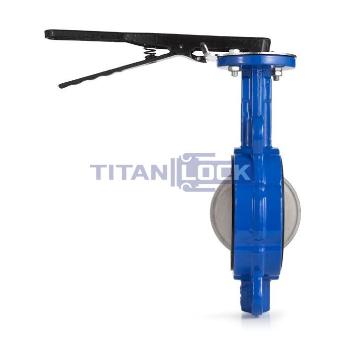 Затвор дисковый (бабочка) межфланцевый чугунный, диск нерж. 304, упл. EPDM, DN50 TL050FBVS-EP TITAN LOCK  - Вид №5