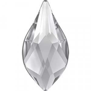 2205 Страз неклеевой Crystal 10 х 8 мм кристалл в пакете белый (Crystal F 001) Сваровски