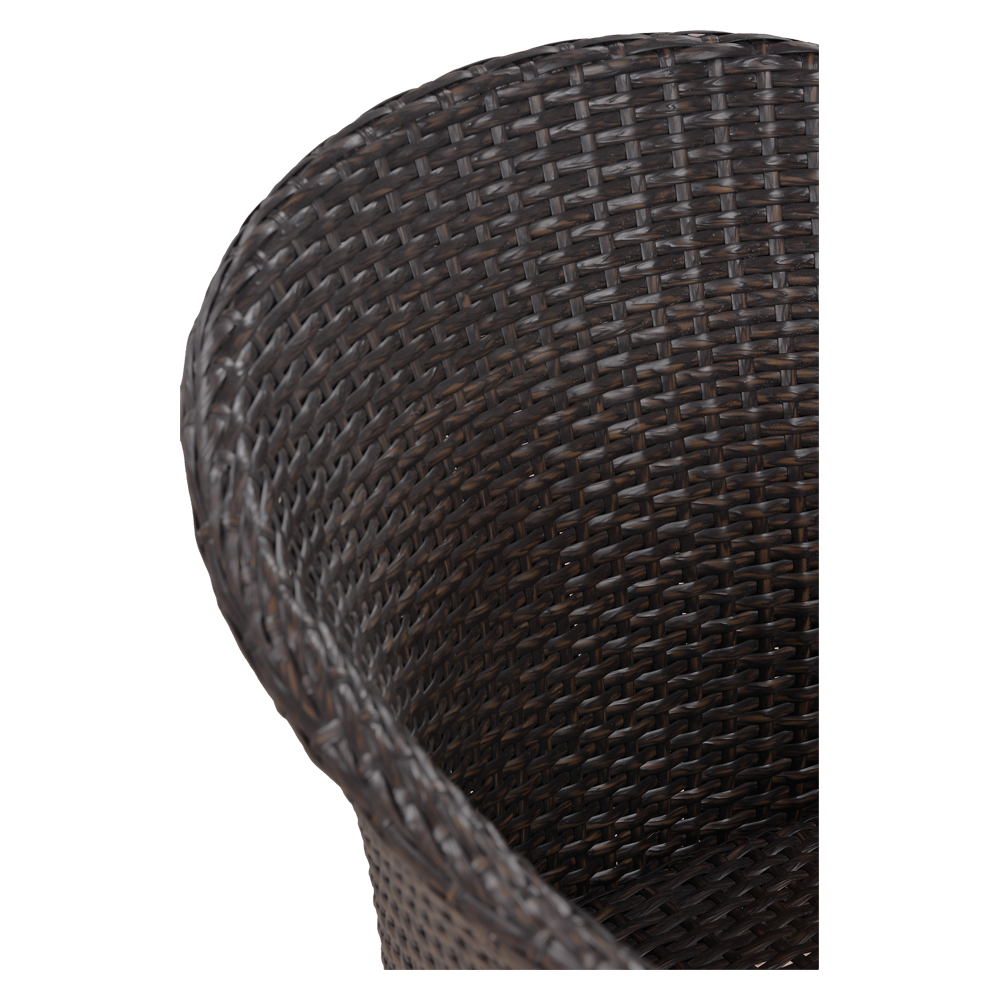 Плетеное кресло черное "Сицилия" AFINA  241000 Черный  - Вид №1