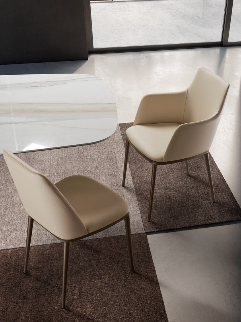 Кожаный мягкий стул EFORMA Max ARCH-00034543 - Вид №1