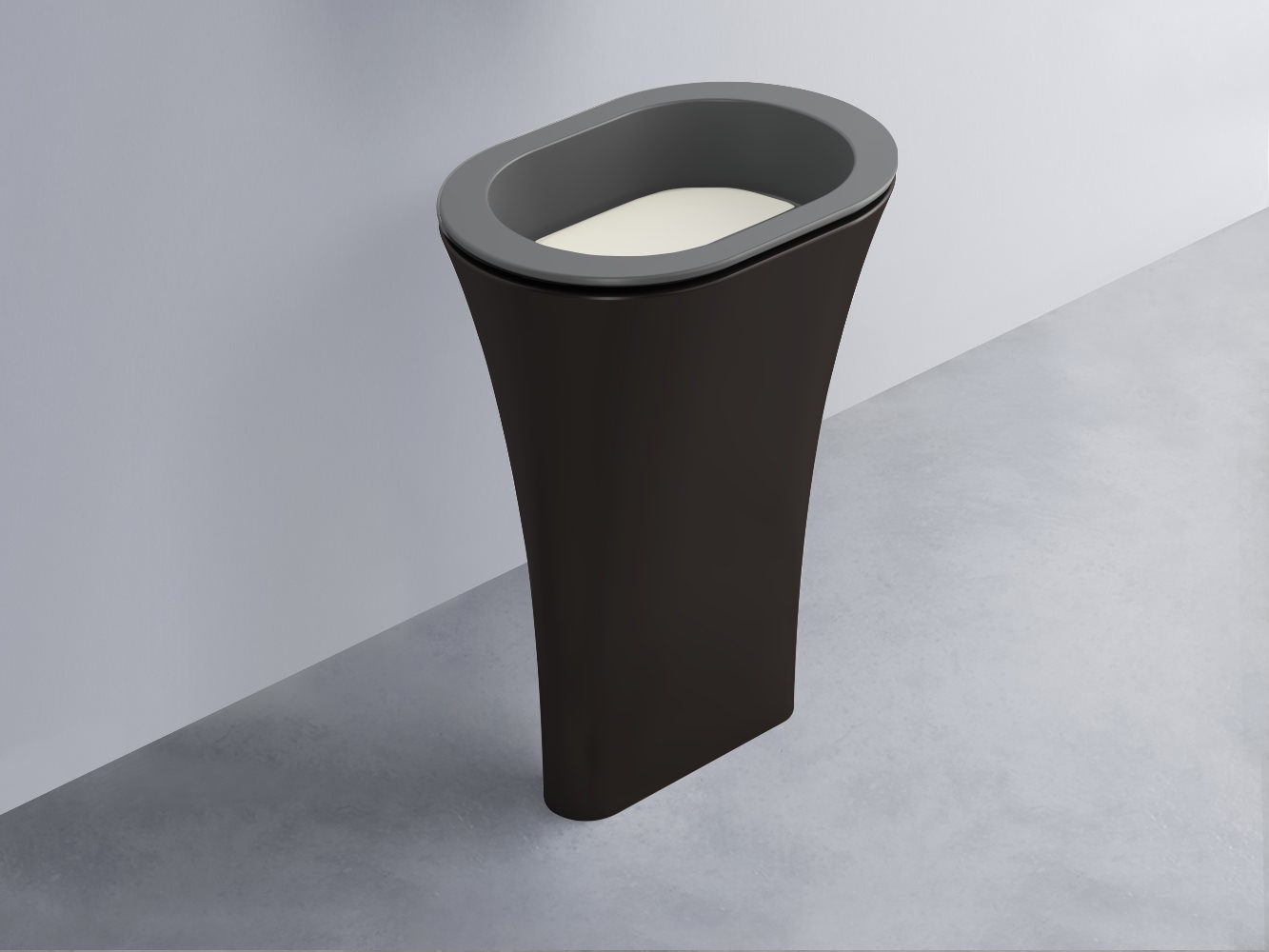 AMLA65-CM+AMPILO-TL+AMCOLO-LV Раковина Amedeo Ovale отдельностоящая cielo Enjoy + Amedeo Ceramica Cielo