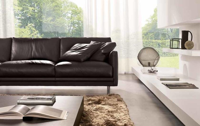 CTS SALOTTI 3-х местный кожаный диван Light sun-id-1447481 - Вид №5