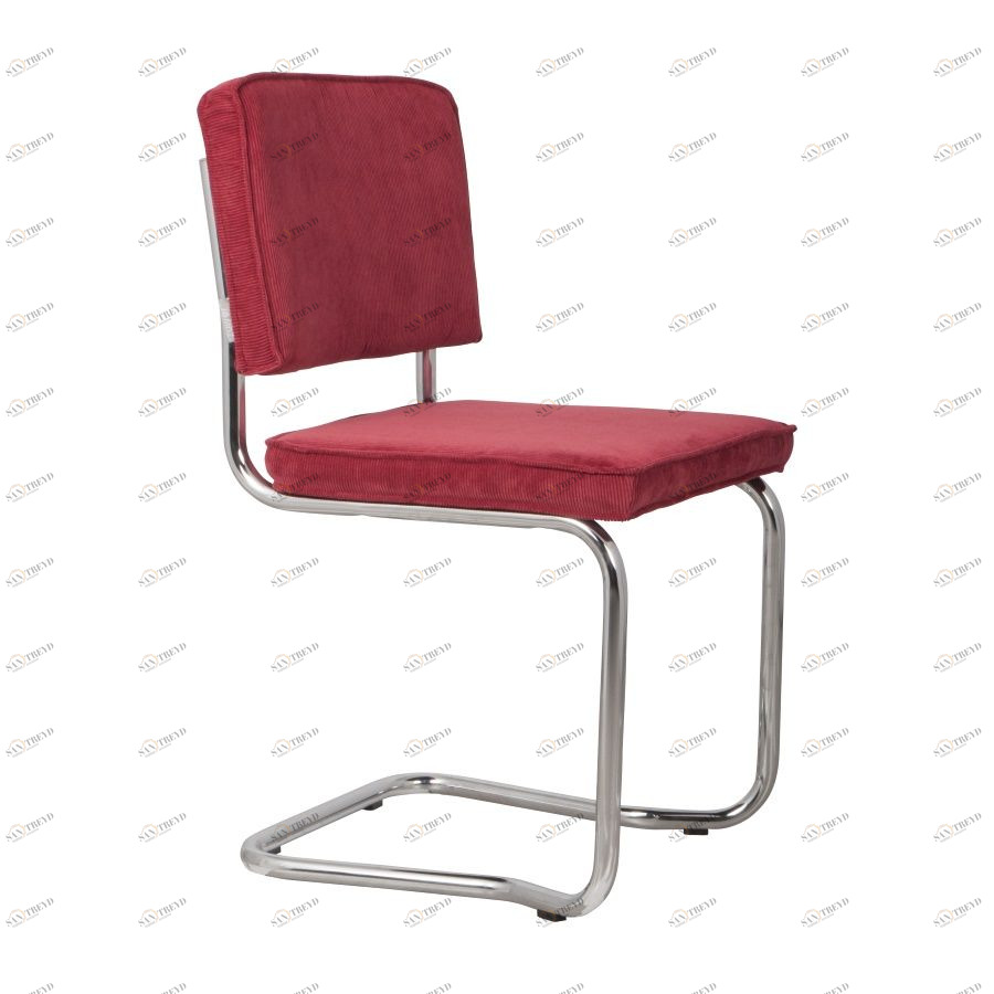 Стул Ridge Kink Rib красный Zuiver 1100056
