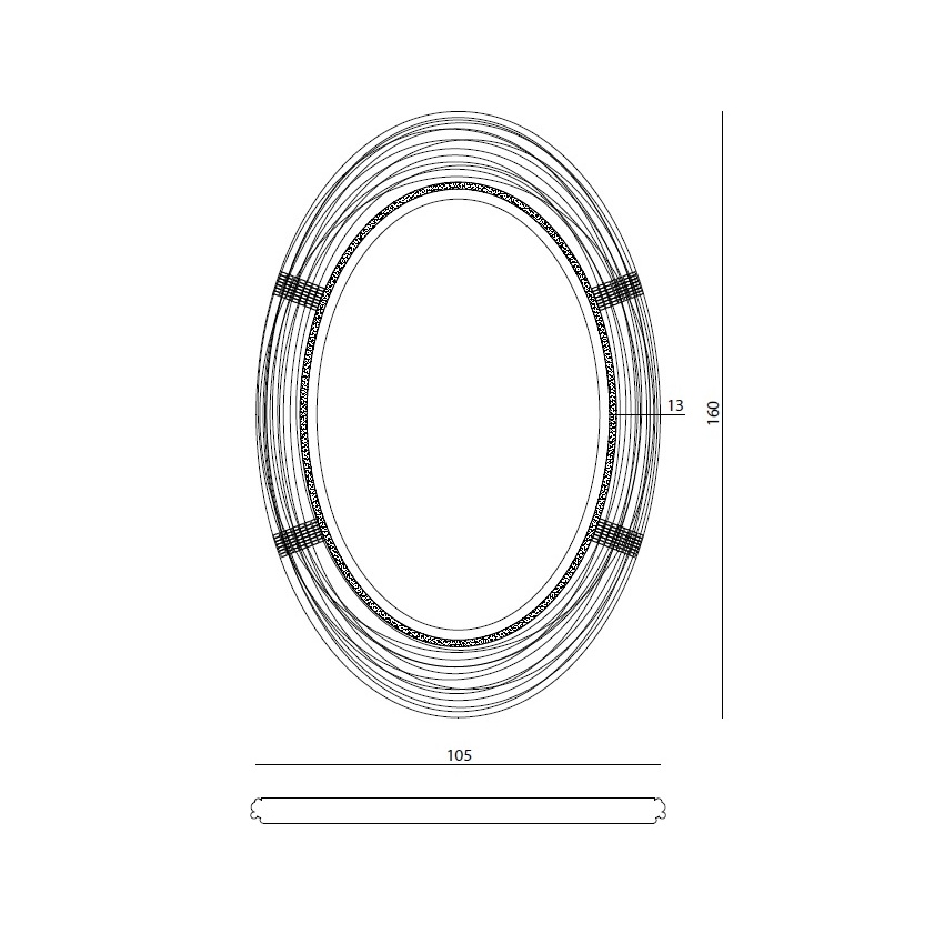 Зеркало / Fouquet Visionnaire By Ipe Cavalli sun-id-374488 - Вид №5