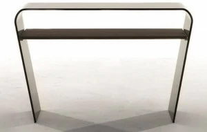 Tonin Casa Прямоугольная стеклянная консоль с полками  T6460