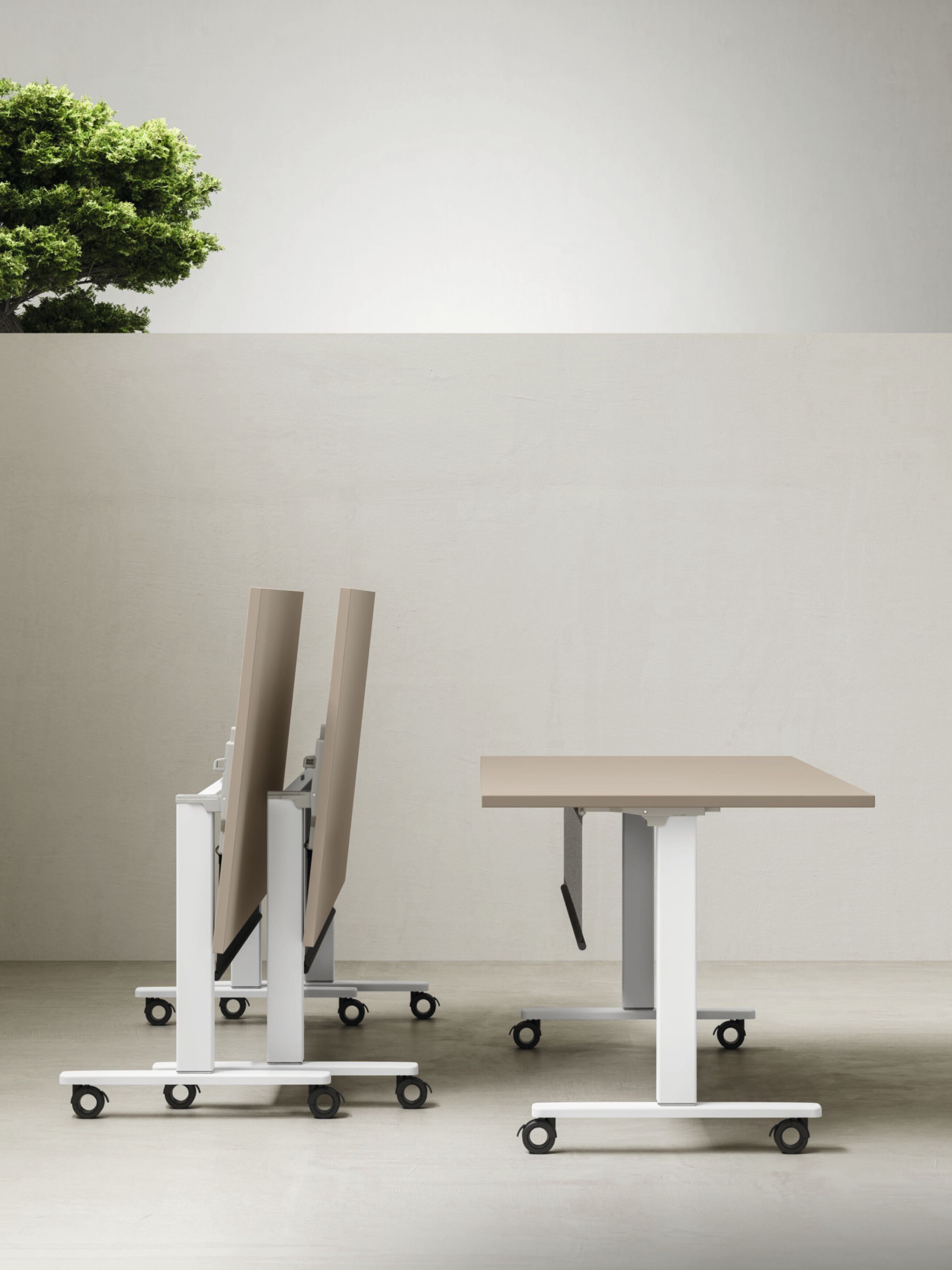 Секционный стол из меламина и металла DVO Nobu ARCH-00051632 - Вид №2