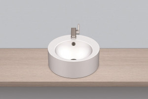 3008000401 Надставная раковина, ab.k450h.2, белая, противомикробное Alape серия K