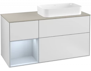 Villeroy&Boch Тумба под раковину Прямоугольная версия F273HAMT Finion White Matt Lacquer
