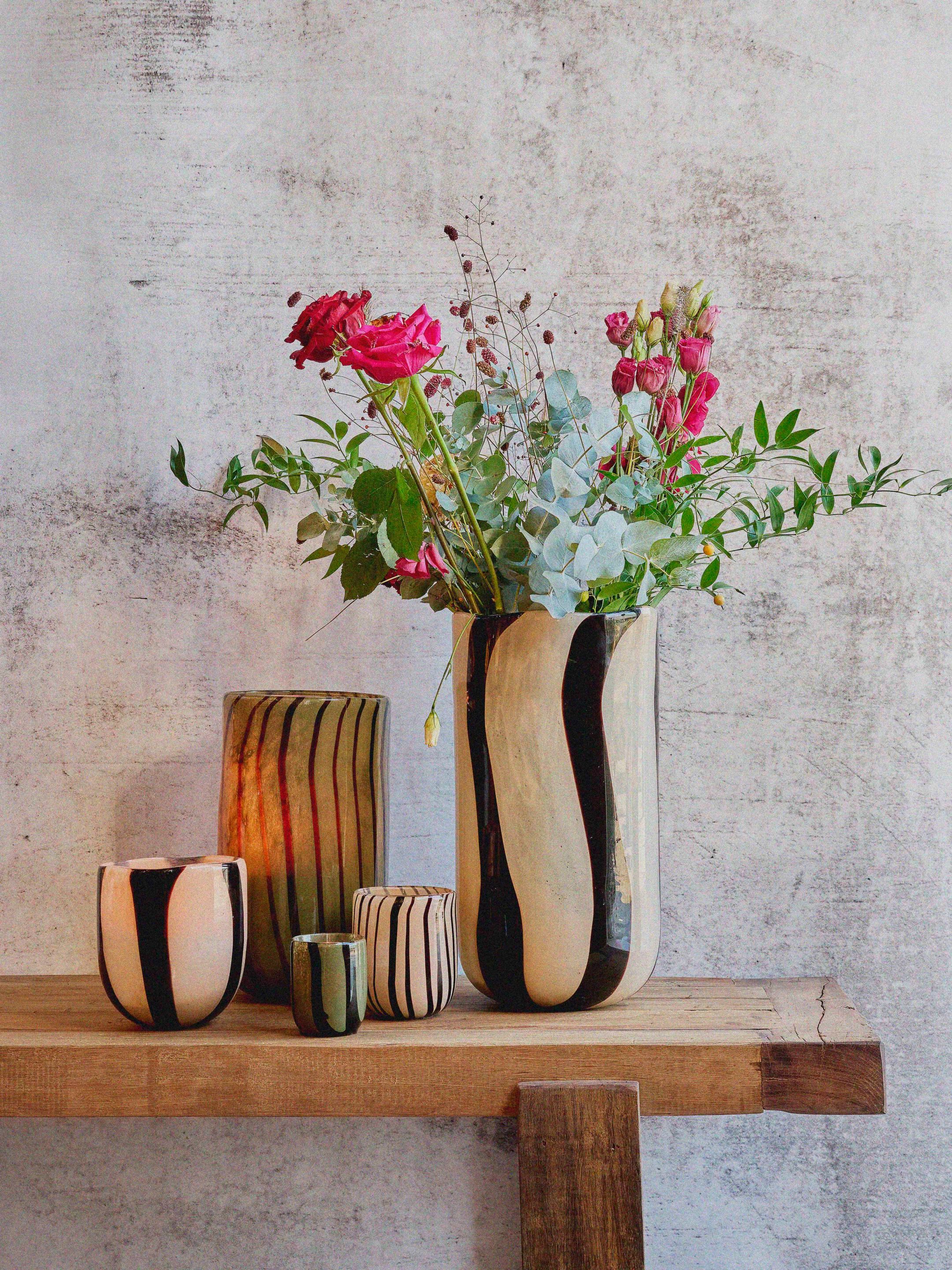 Круглая ваза из дутого стекла POMAX Канны ARCH-00042035 - Вид №22