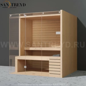 Effegibi SKY CORNER 80 SA55400018 Сауна. Мощность: 8 кВт макс. Размеры: длина 200 см, ширина 180 см. Отделка: канадский хемлок.