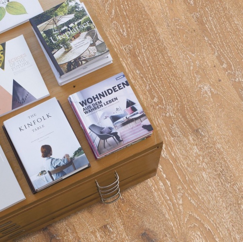 Массивная доска Boen Solid Plank Stonewed Old Grey 162 Live Natural Дуб Натур с брашью (Текстурированная) 800-2220х162 мм OGCB4KWD - Вид №5