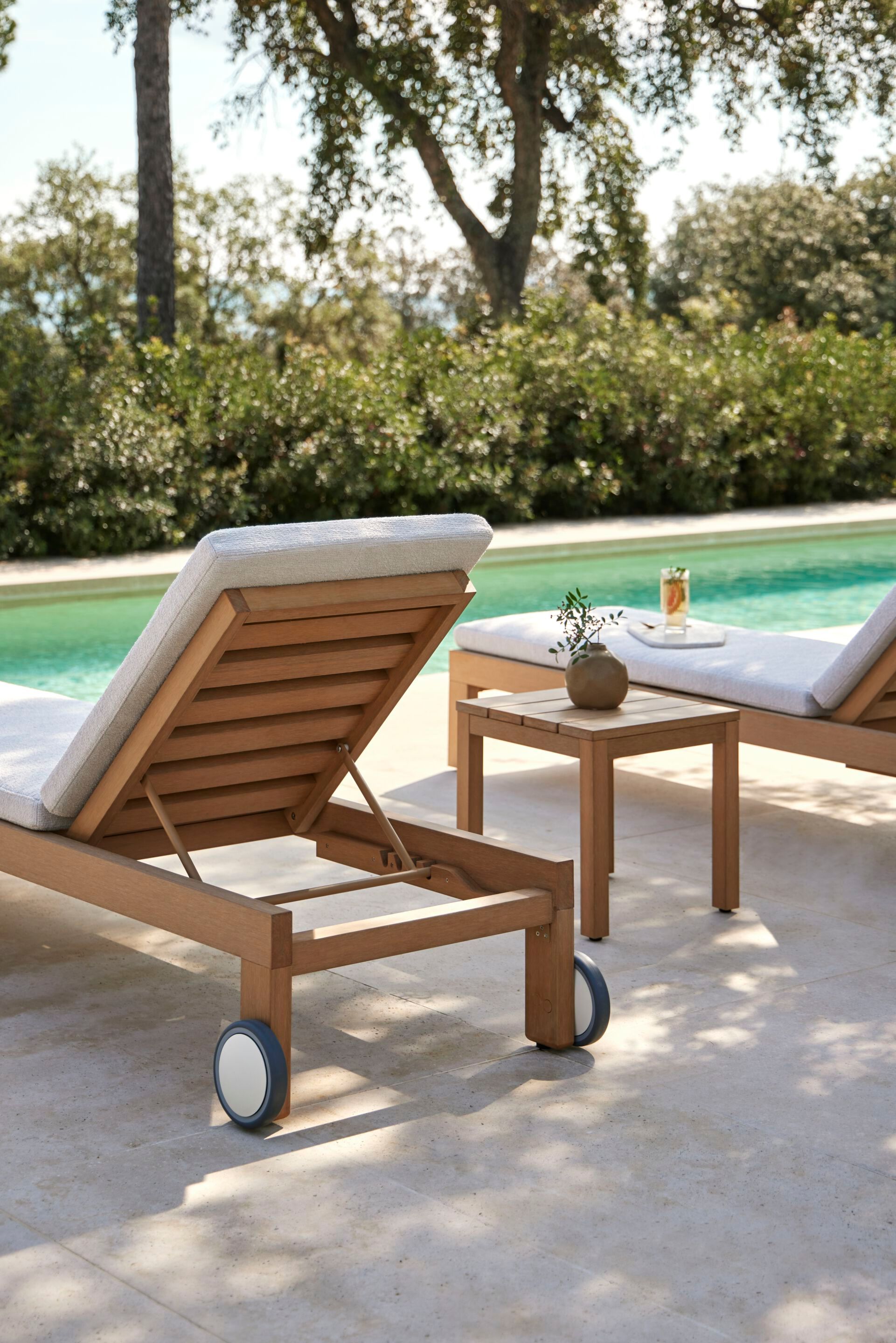 Квадратный садовый журнальный столик в TechTeak POINT Kahn ARCH-00091088 - Вид №3