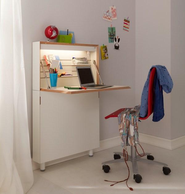 Müller Small Living Письменный стол из березы с откидными дверцами  Fl110  - Вид №15