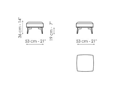 Тканевое кресло с подлокотниками BONALDO Lovy ARCH-00075005 - Вид №5
