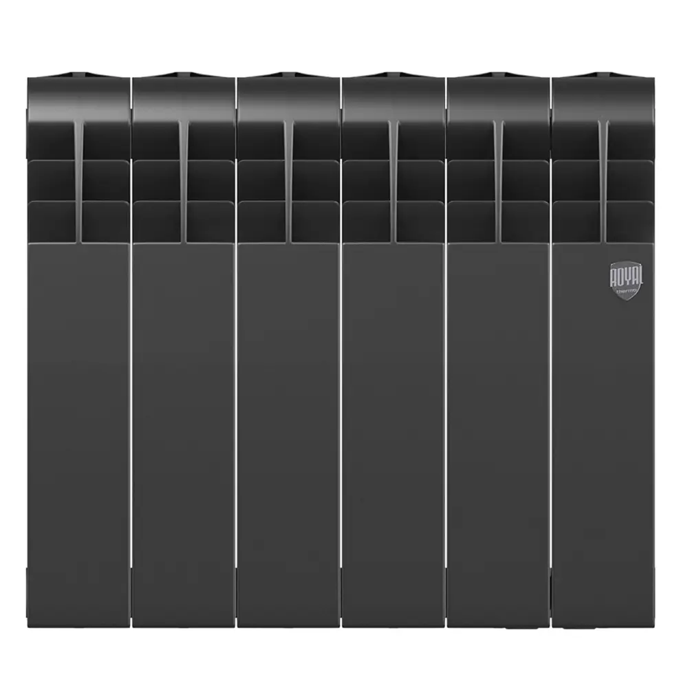 Royal Thermo BiLiner B 350 - биметаллический радиатор 6 секций черный 89426224 STLM-1582303 - Вид №1