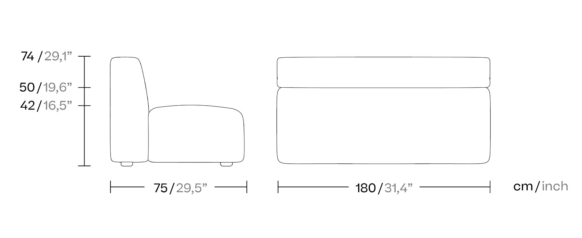 Модульный тканевый диван Kettal Диван O ARCH-00115416 - Вид №6