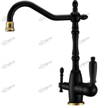 Zorg ZR 312 YF-33 Black Bronze Смеситель для кухни Zorg 355 х 230 мм 