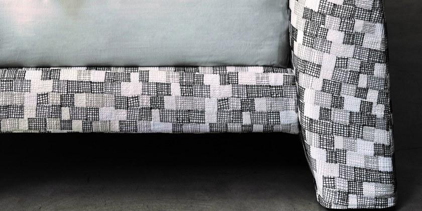 Gervasoni Двуспальная кровать из ткани с мягким изголовьем Beds sun-id-1490588 - Вид №5