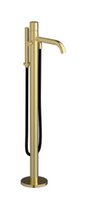 Напольный смесиель для ванны с встроенным душем. WE ARE IB wa320rs_22 Brushed Pale Gold Vinile