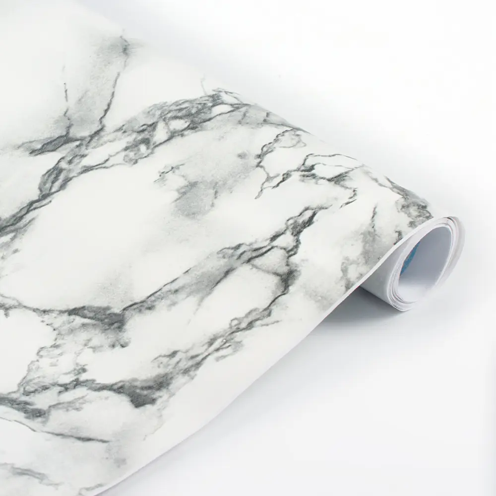 89346775 Пленка самоклеящаяся Мрамор 0.45x2 м цвет черно-белый STLM-0829473 INSPIRE  - Вид №1