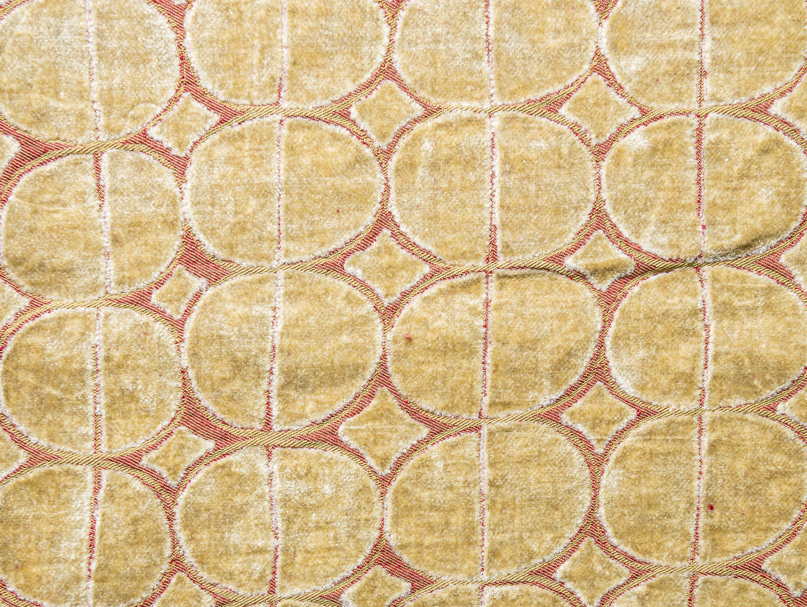 Ткань из вискозы, хлопка и льна с графическими узорами The House of Lyria HALLENCOURT ARCH-00028755 - Вид №7