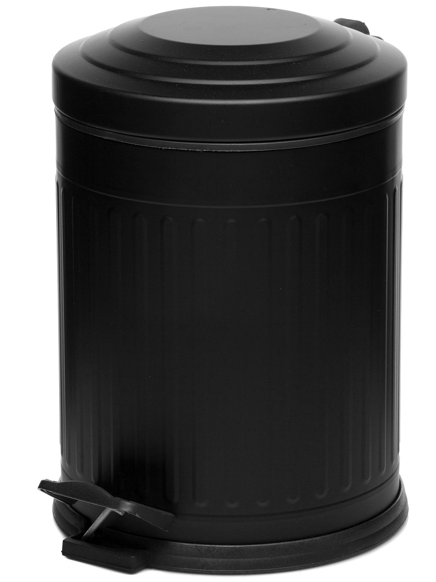 Вёдра с педалью и крышкой Apus 5L Black NAVAKO 11010