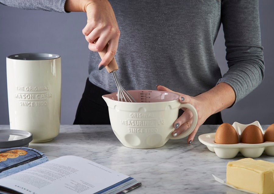 Банка с крышкой 20 см серая Innovative Kitchen MASON CASH  00-3871156 Серый  - Вид №4