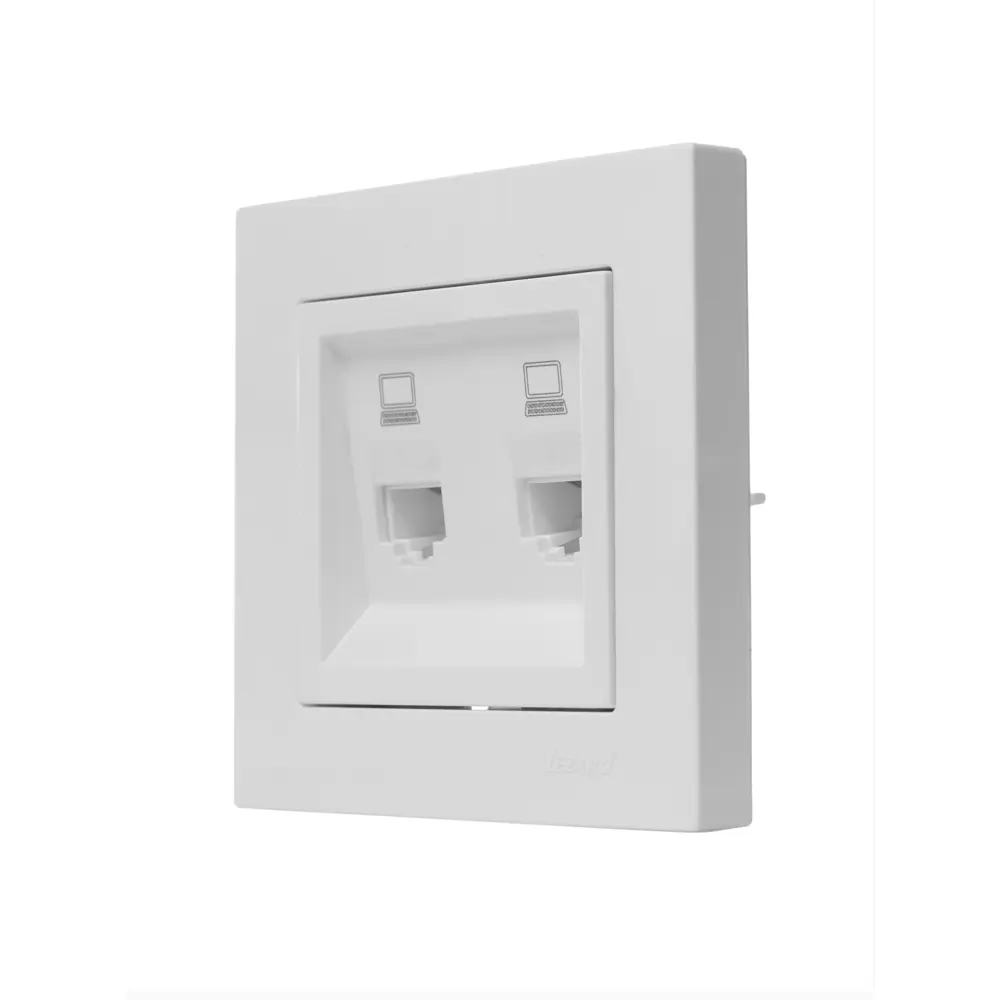 Двойная компьютерная розетка Lezard Vesna для сетевых подключений 84408526 STLM-1575573 - Вид №2