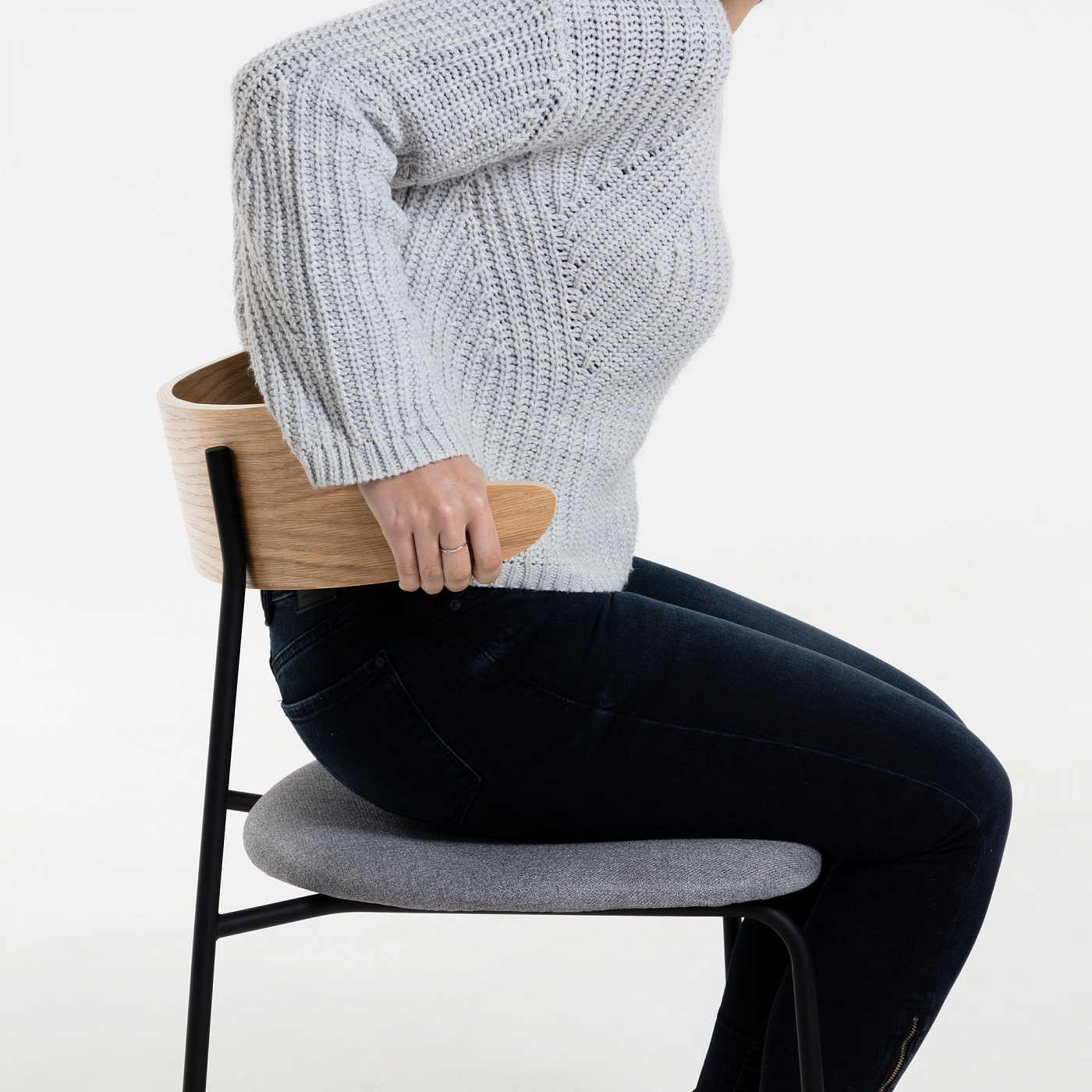 070183 Стул серый La Forma Olympia - Вид №8