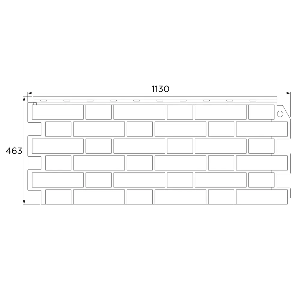 Фасадная панель FineBer «Кирпич облицовочный» желтого цвета для наружной отделки 18562511 STLM-0011416 - Вид №3