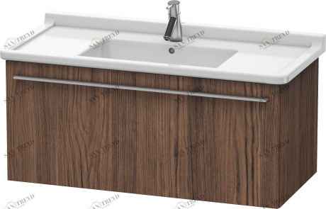 XL605802121 X-Large Тумбочка подвесная Орех темный декор Duravit