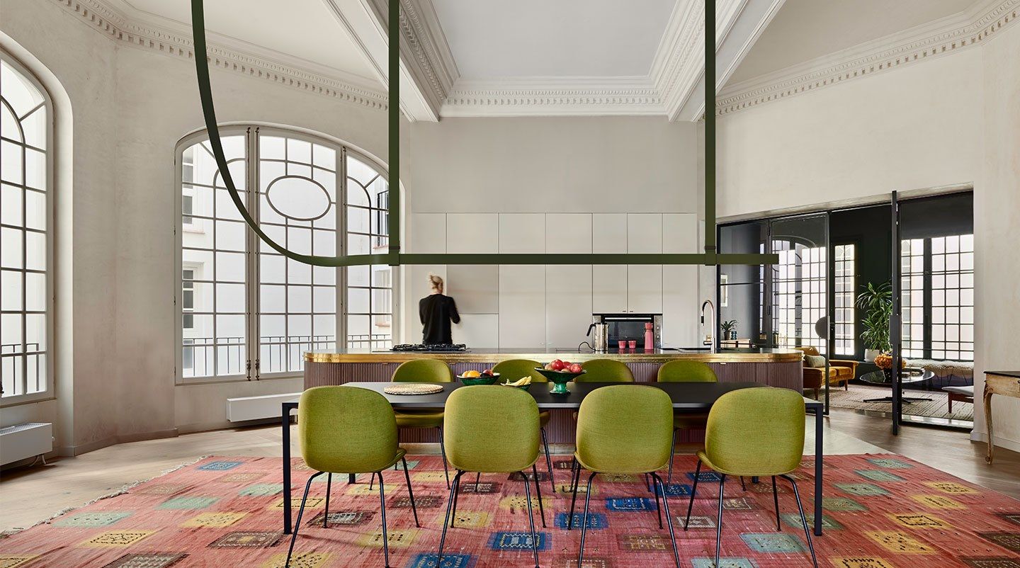 Кожаный светодиодный подвесной светильник Flos Home Collection-подвеска ARCH-00150033 - Вид №4