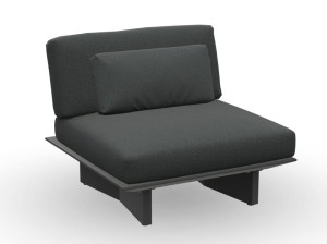 Тканевое мягкое садовое кресло