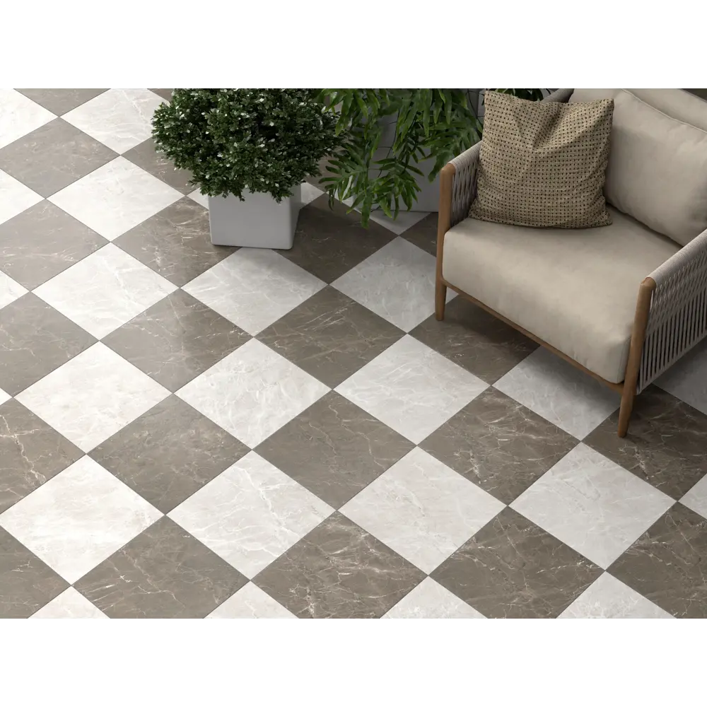 Глазурованный керамогранит Kerama Marazzi Феррара SG171700N 40.2x40.2 см 1.62 м² матовый цвет серый 84407408 STLM-2007953 - Вид №4