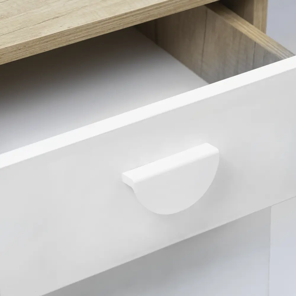 INSPIRE Ручка-полукруг для мебели белая алюминиевая 87948309 STLM-1009192 - Вид №4