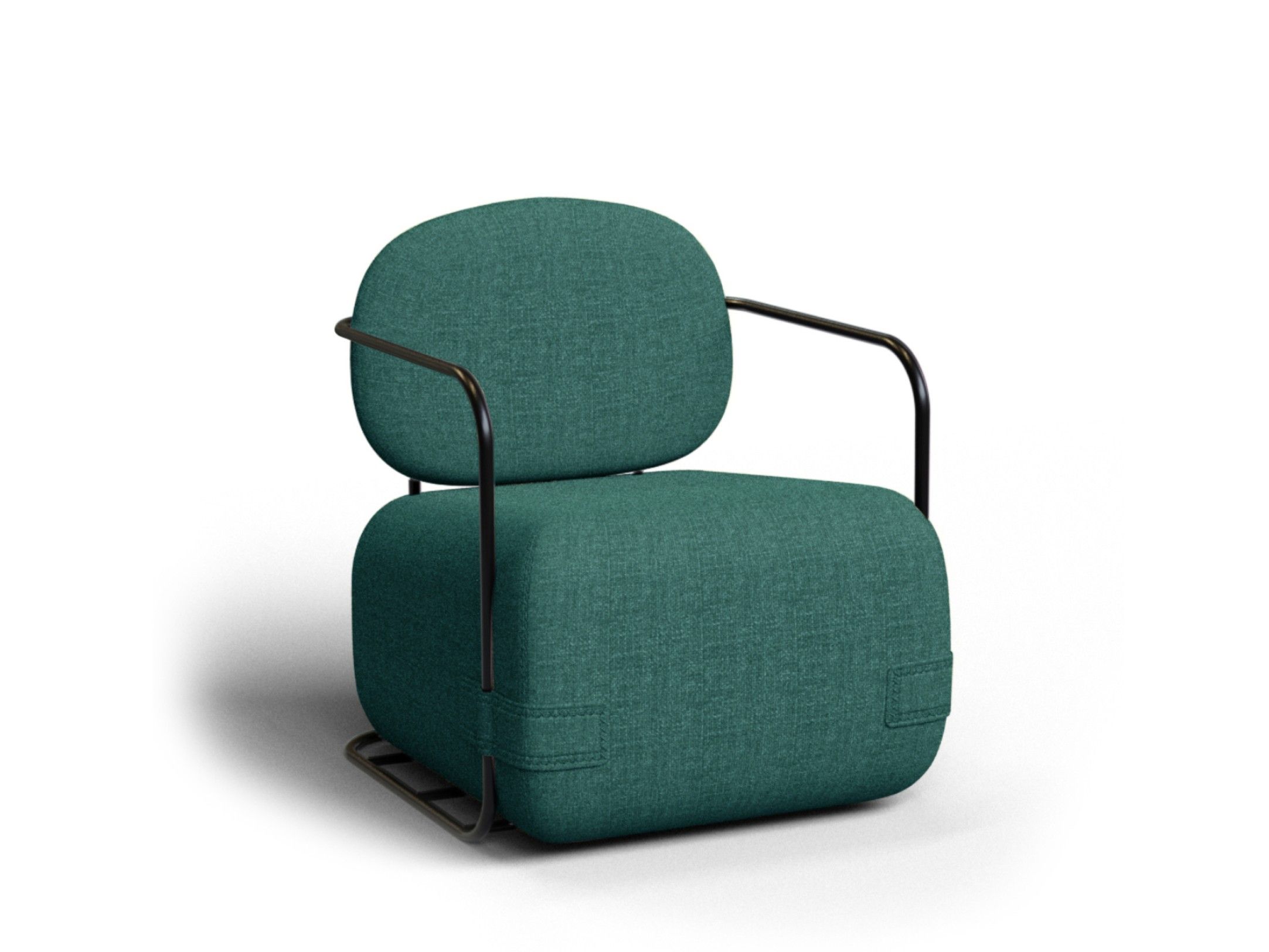 Тканевое кресло с подлокотниками Marine Peyre Editions UCOLLECTION ARCH-00071247