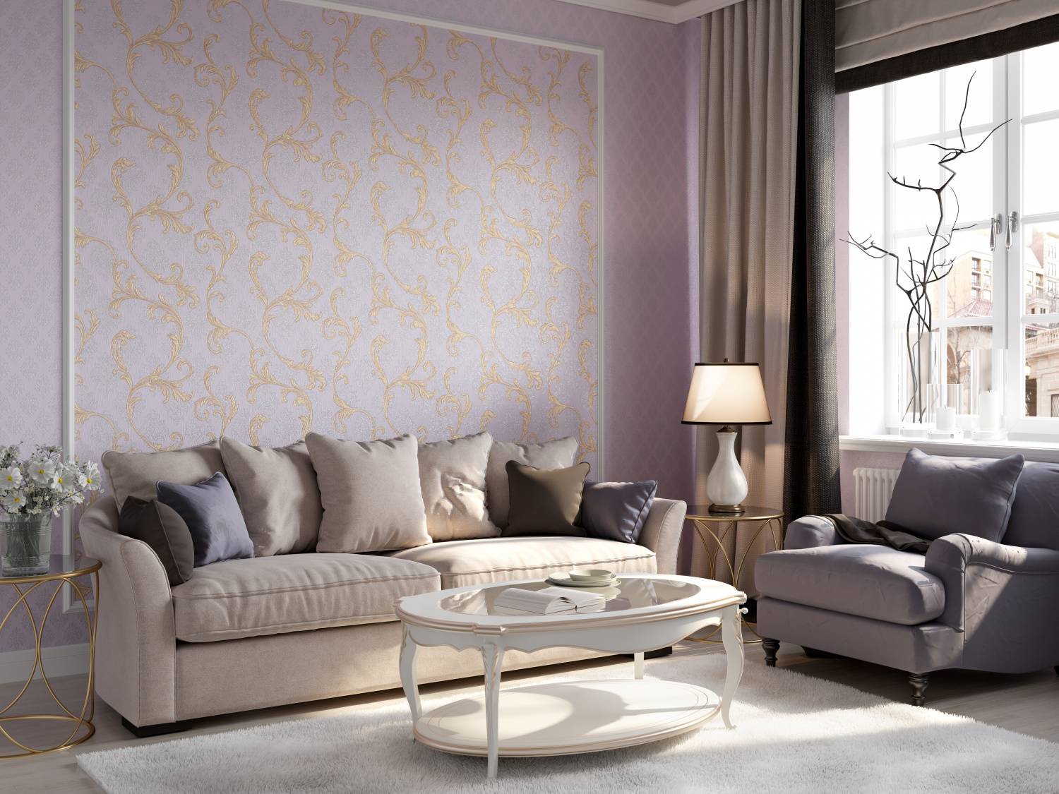 Рулон обоев основа Флизелиновая HC71445-72 Home Color Мин. заказ 8 рулонов HC7144572 - Вид №6
