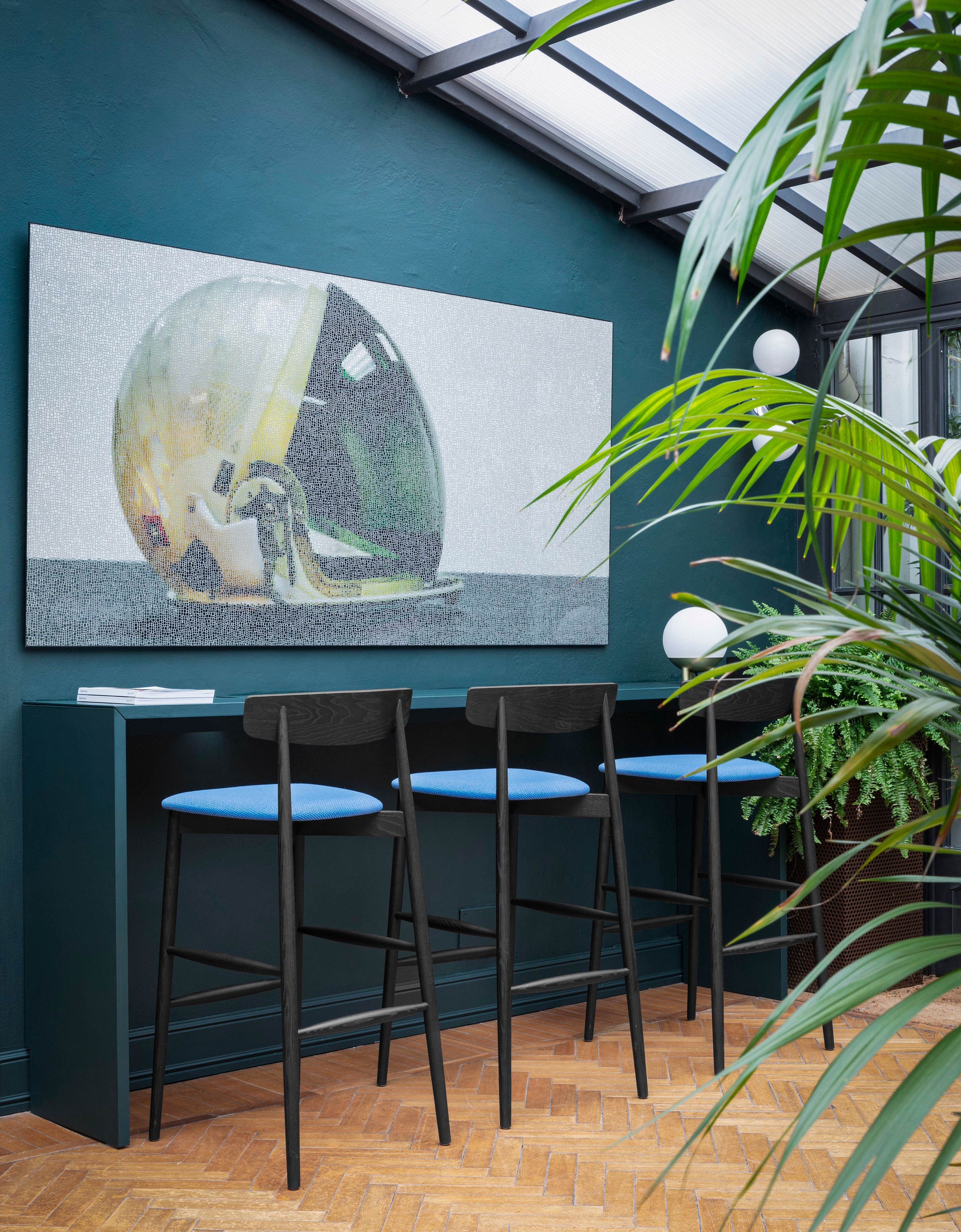 Высокий стул с подставкой для ног Miniforms Claretta ARCH-00084591 - Вид №2