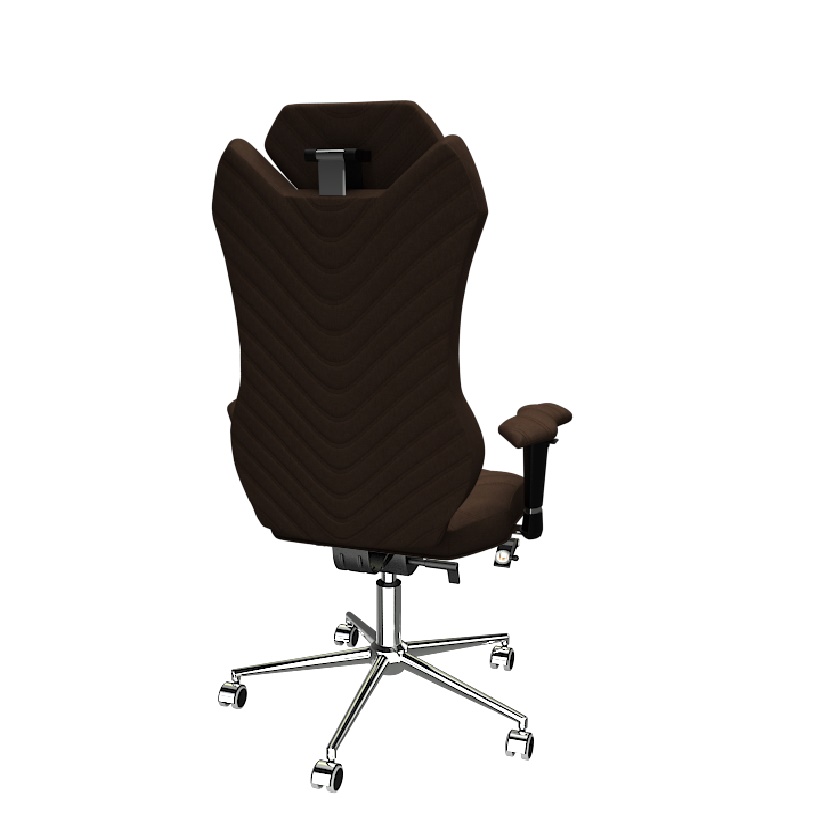 Компьютерное кресло эргономичное темно-коричневое Monarch KULIK PREMIUM LINE 240056 Коричневый  - Вид №3
