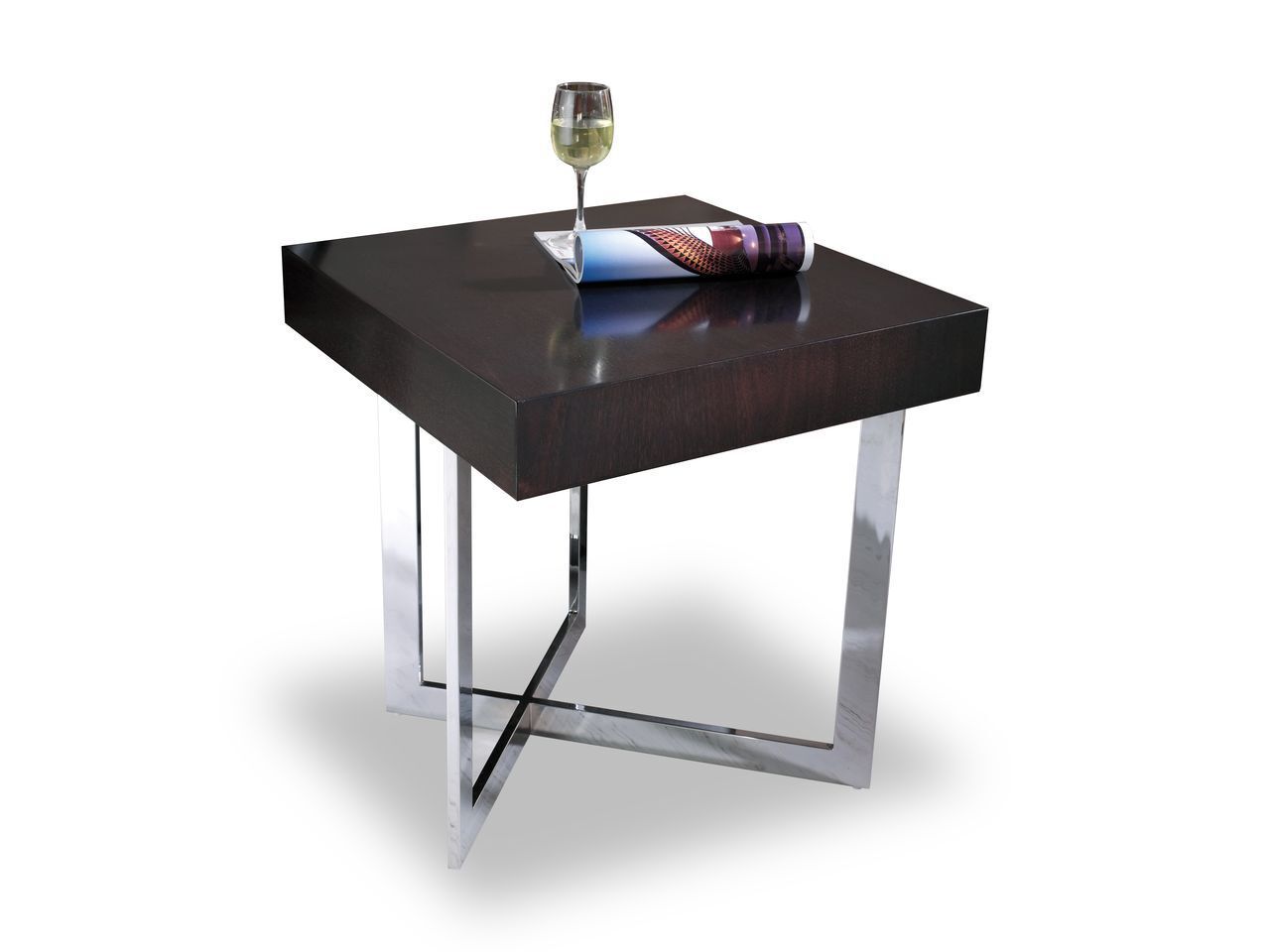 Высокий квадратный деревянный журнальный столик Hurtado Evolution ARCH-00107627