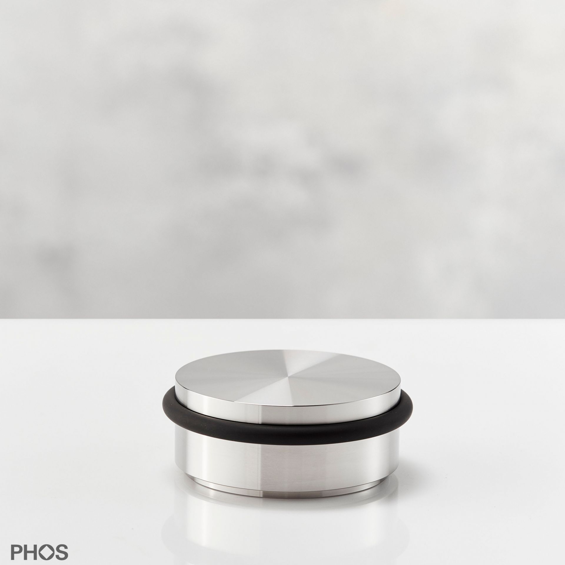 TSB70-30 Дверной стопор напольный, без шурупов, ø70 мм, высота 3 см. PHOS 