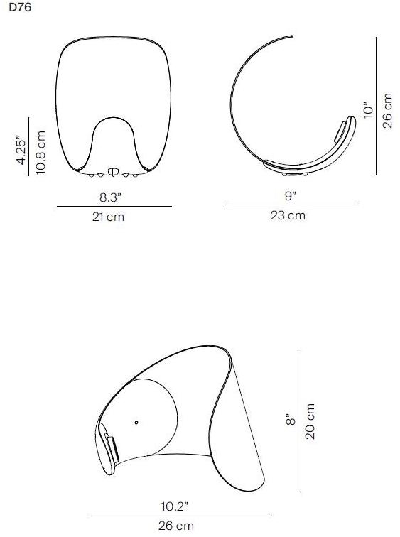 LUCEPLAN Настольная светодиодная лампа из поликарбоната с диммером sun-id-1449970 - Вид №3