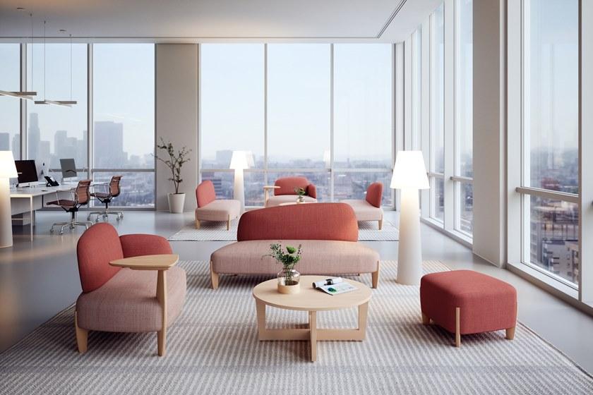 Fenabel Пуф из квадратной ткани с обивкой Stone Pf.1642 - Вид №2