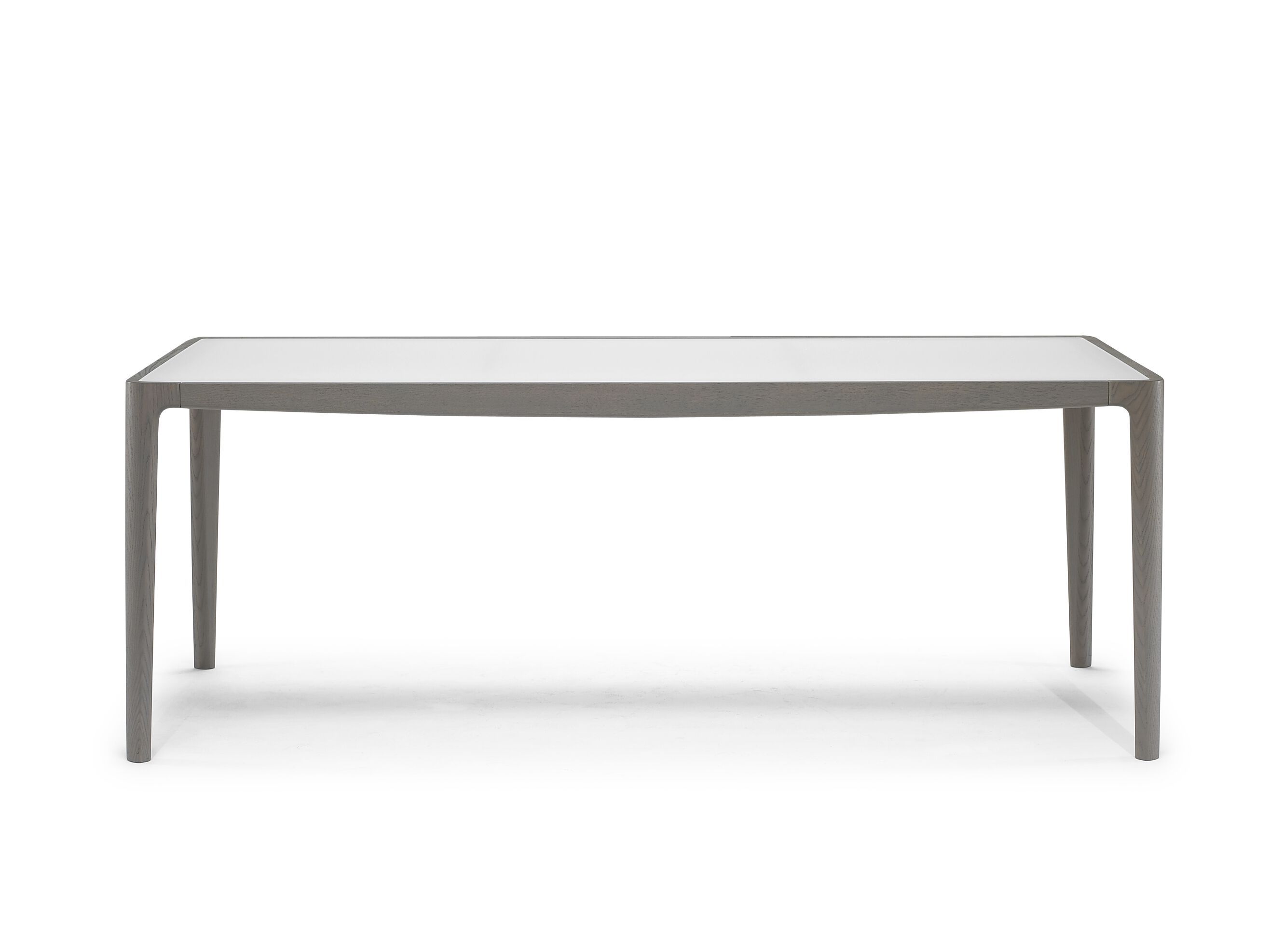 Прямоугольный обеденный стол из дерева и стекла Natuzzi Italia NEW SATURNO ARCH-00146034