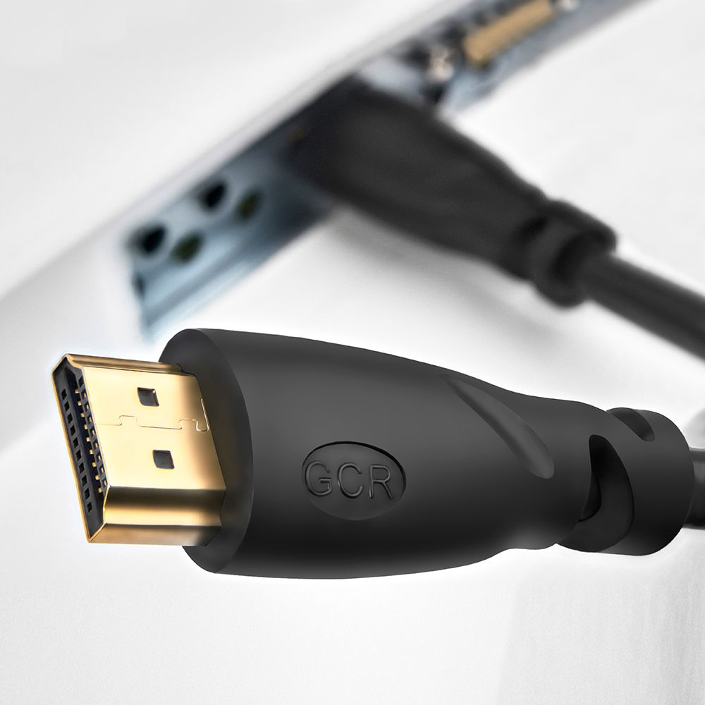 GCR-HM310-0.3m кабель 0.3m hdmi версия 1.4, черный, od7.3mm, 30/30 awg, позолоченные контакты, ethernet 10.2 гбит/с, 3d, 4k, , экран Greenconnect Santreyd  - Вид №4