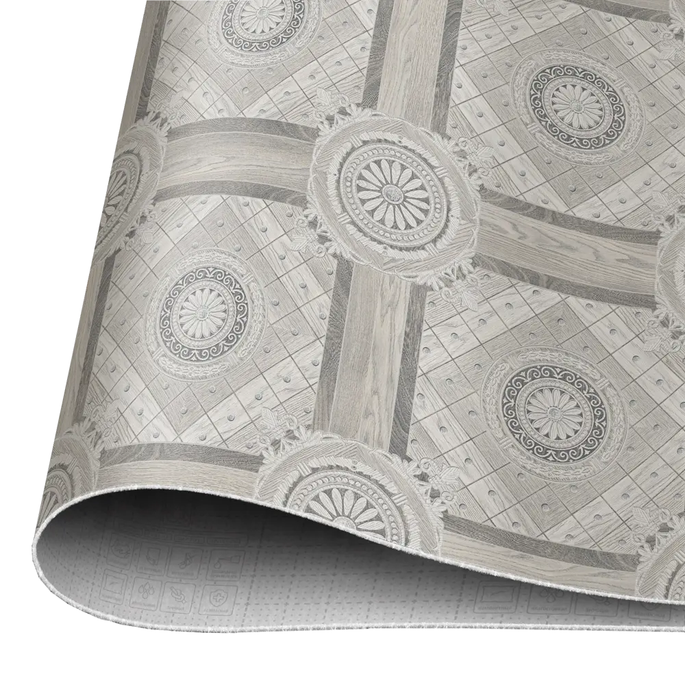 Линолеум полукоммерческий KREAFORTA «Терек» 32 класс, 3.5 м, коричневый 89427457 STLM-1575096 - Вид №2